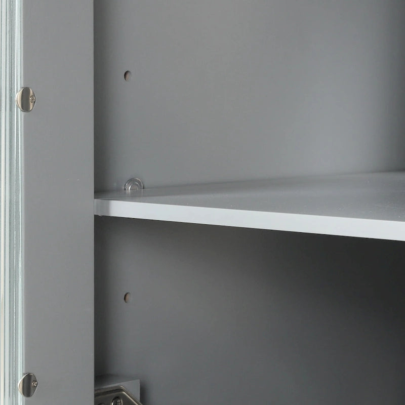 Bathroom Vanity Cabinet with Two Drawers and Door