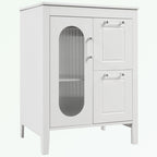Bathroom Vanity Cabinet with Two Drawers and Door