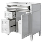 Bathroom Vanity with Top Sink and a Tip-out Drawer