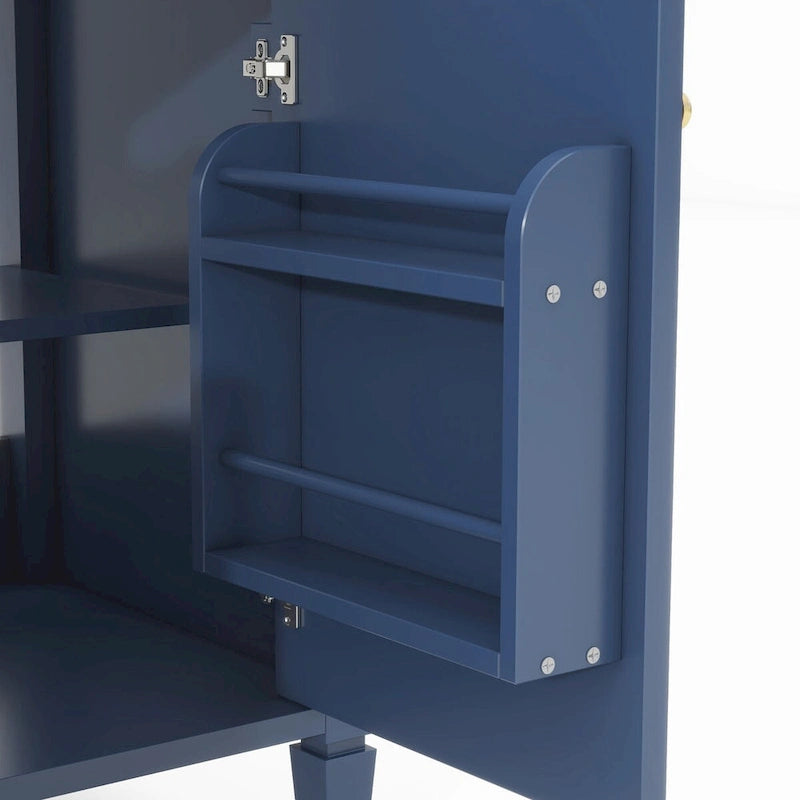 Bathroom Vanity with Top Sink and a Tip-out Drawer