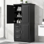Bathroom Cabinet with Doors - N/A