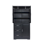 Bathroom Cabinet with Doors - N/A