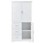 Bathroom Cabinet with Doors - N/A