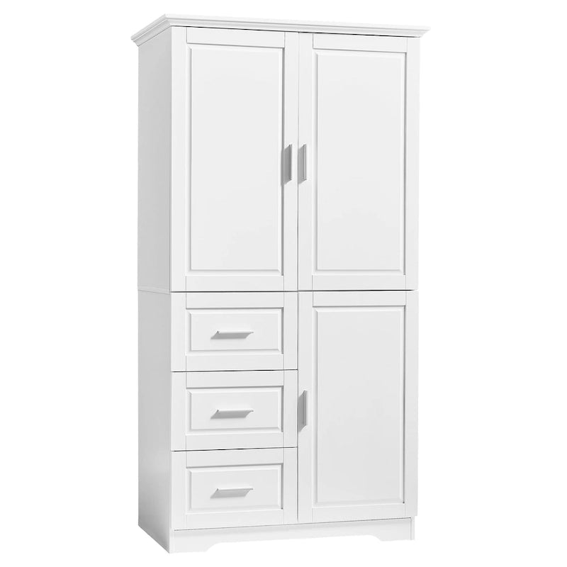 Bathroom Cabinet with Doors - N/A