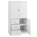 Bathroom Cabinet with Doors - N/A