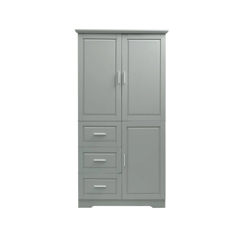 Bathroom Cabinet with Doors - N/A