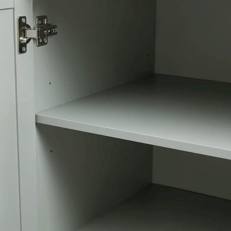 Bathroom Cabinet with Doors - N/A
