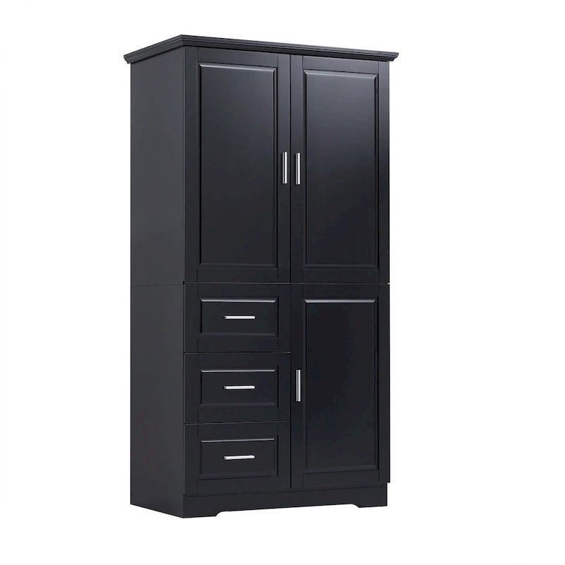 Bathroom Cabinet with Doors - N/A