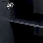 Bathroom Cabinet with Doors - N/A