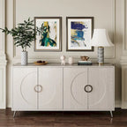 59.84W 4 Door Wooden Cabinet Sideboard Buffet - N/A