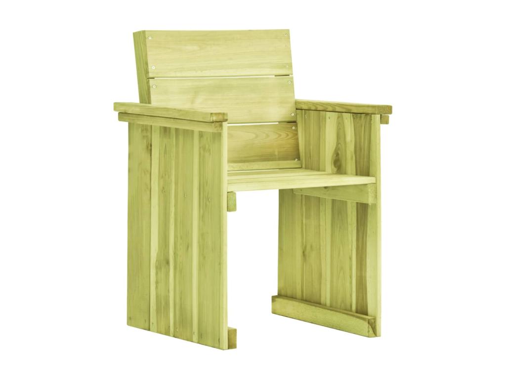 Garden chair, impregnated pine wood