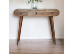 Round Oak-Style Makeup Table