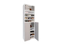 Vertchez XL Wooden Large Shoe Cabinet Large Boot Hallway Furniture Vertchez 10 Compartments White / Grey