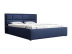 Vertchez 104 Double Blue Bed 140x200 Upholstered Slatted Base 160x223x93cm