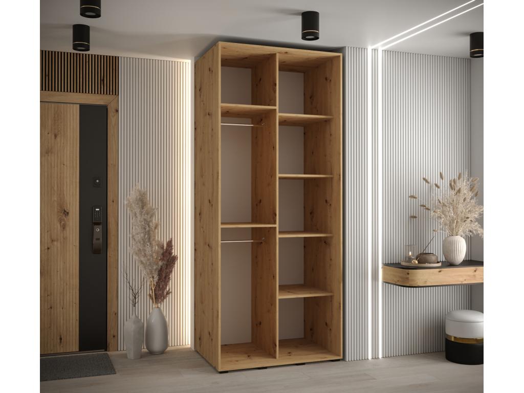 Meublita 12" Sliding Door Wardrobe 235.2/100/60 2 doors
