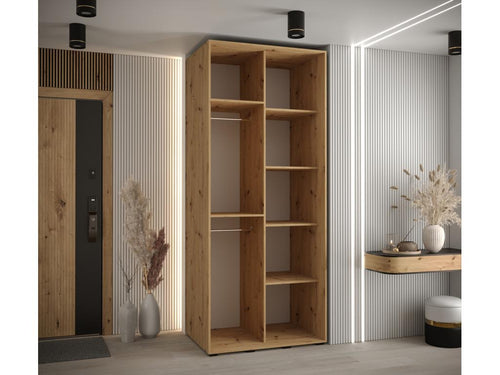 Meublita 12" Sliding Door Wardrobe 235.2/100/60 2 doors