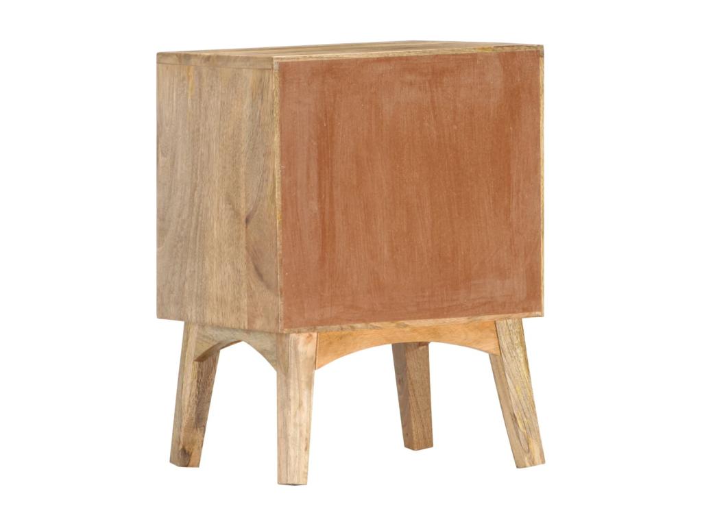 Bedside table 40x35x55 cm Solid mango wood
