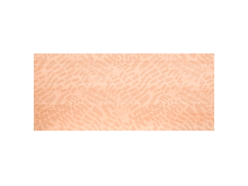 Printed natural pine wood headboard 105x80cm - Vertchez