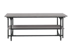 Vertchez coffee table, grey, 100x50x40 cm, engineered wood