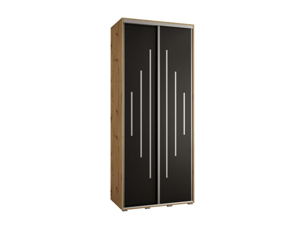 Meublita 12" Sliding Door Wardrobe 235.2/100/60 2 doors