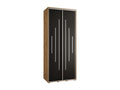 Meublita 12" Sliding Door Wardrobe 235.2/100/60 2 doors