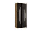 Meublita 12" Sliding Door Wardrobe 235.2/100/60 2 doors